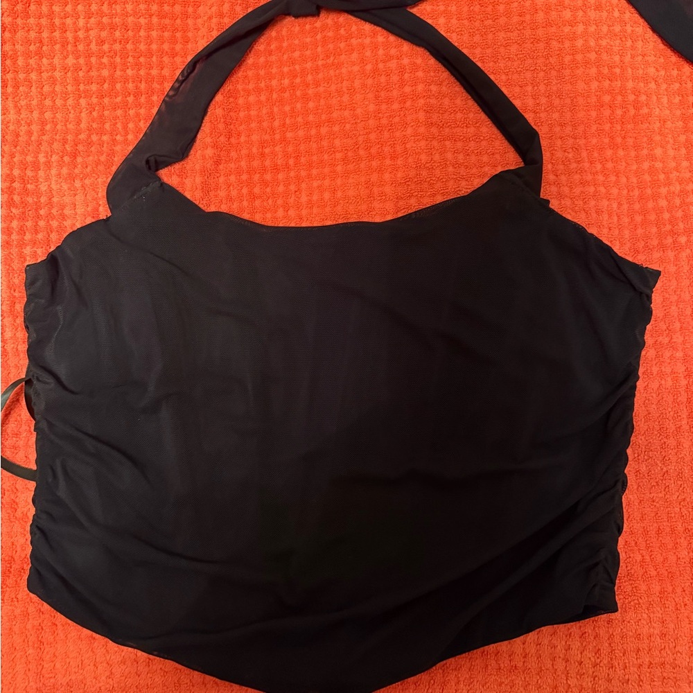 Chic Black Halter Top